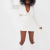Cheap For Love & Lemons Alysa Blazer Mini Dress Ivory