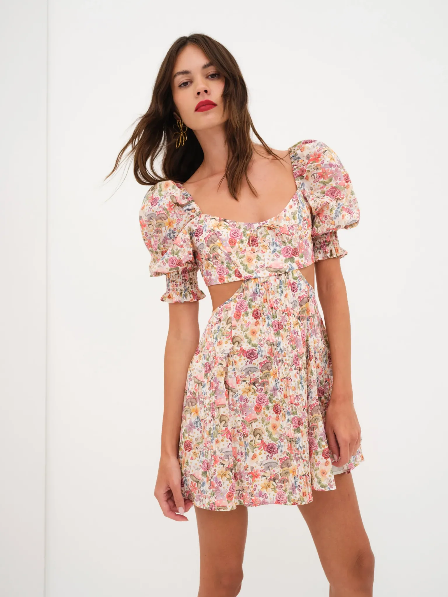 arya_mini_dress_1.webp Hot For Love & Lemons Arya Mini Dress Pink