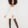Outlet For Love & Lemons Beatrice Mini Dress Ivory