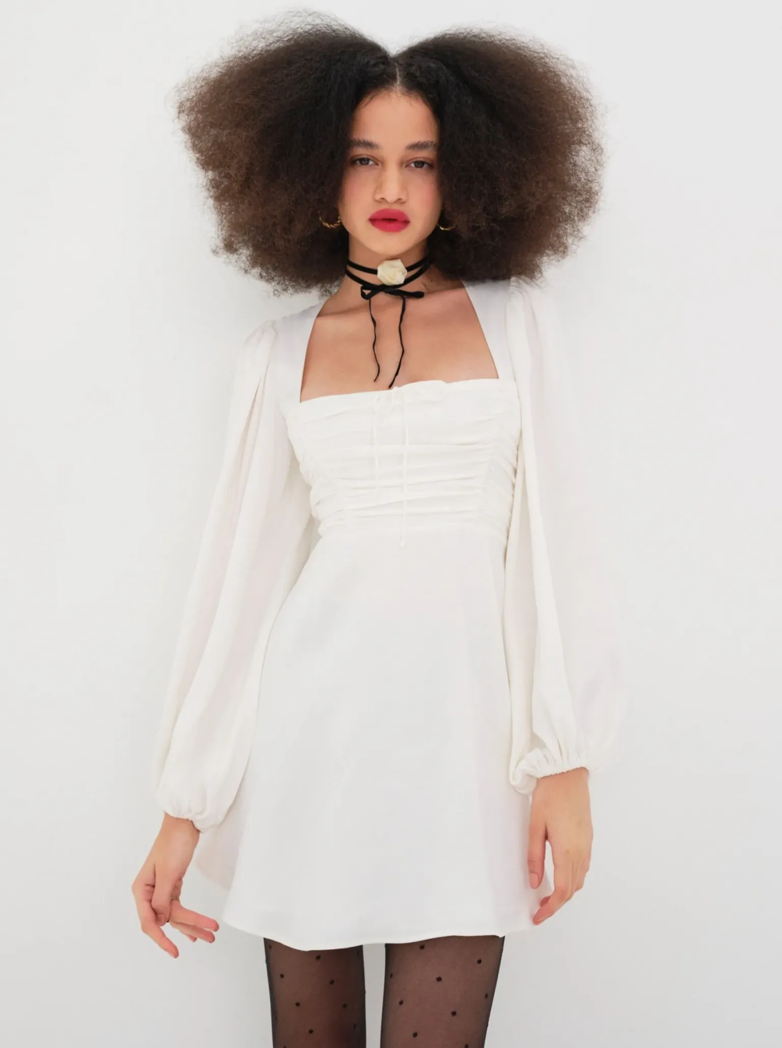 beatrice_mini_dress_7.webp Outlet For Love & Lemons Beatrice Mini Dress Ivory
