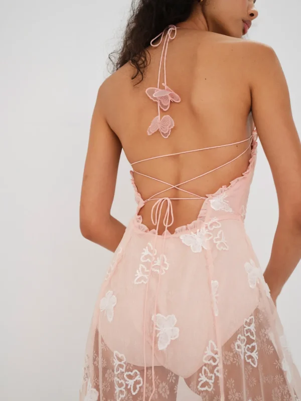 Flash Sale For Love & Lemons Beckett Maxi Dress Orange