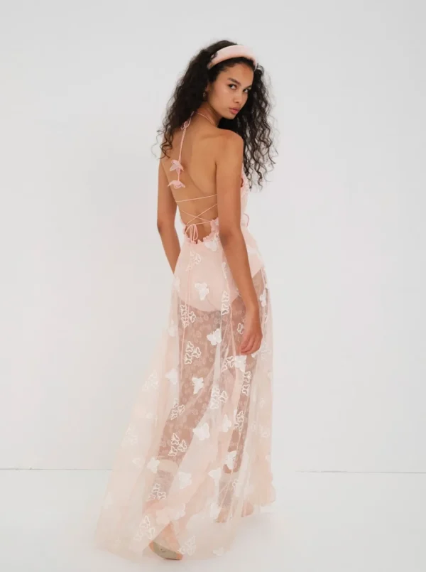 Flash Sale For Love & Lemons Beckett Maxi Dress Orange