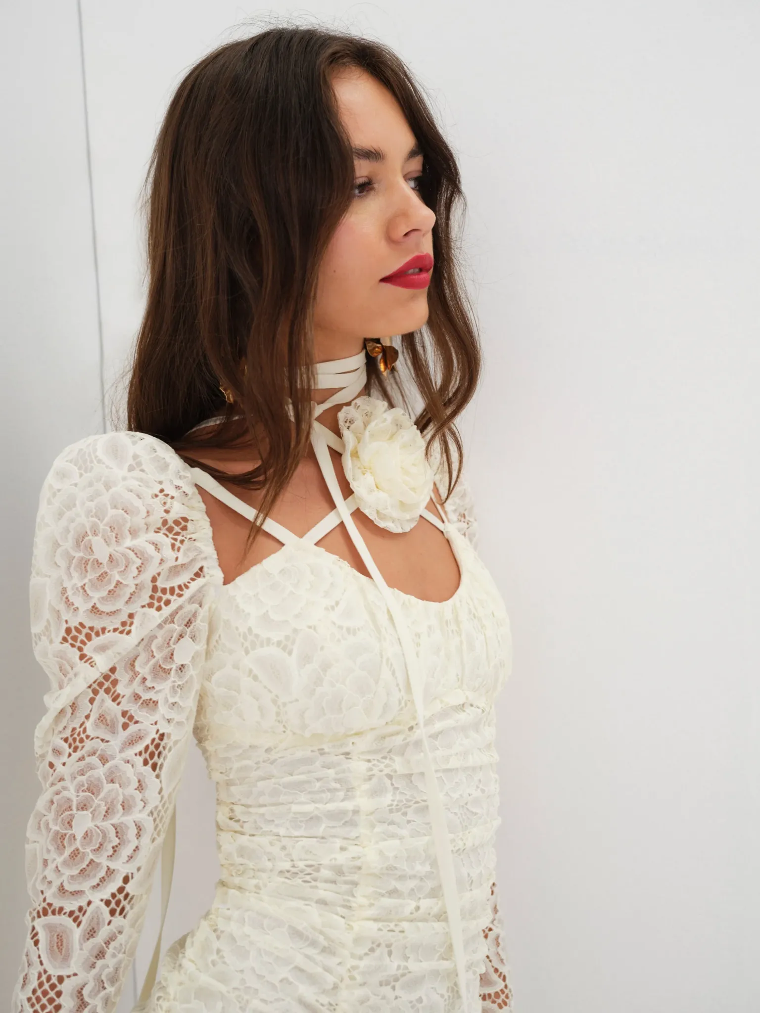 belladonna_mini_dress_2.webp Store For Love & Lemons Belladonna Mini Dress Beige
