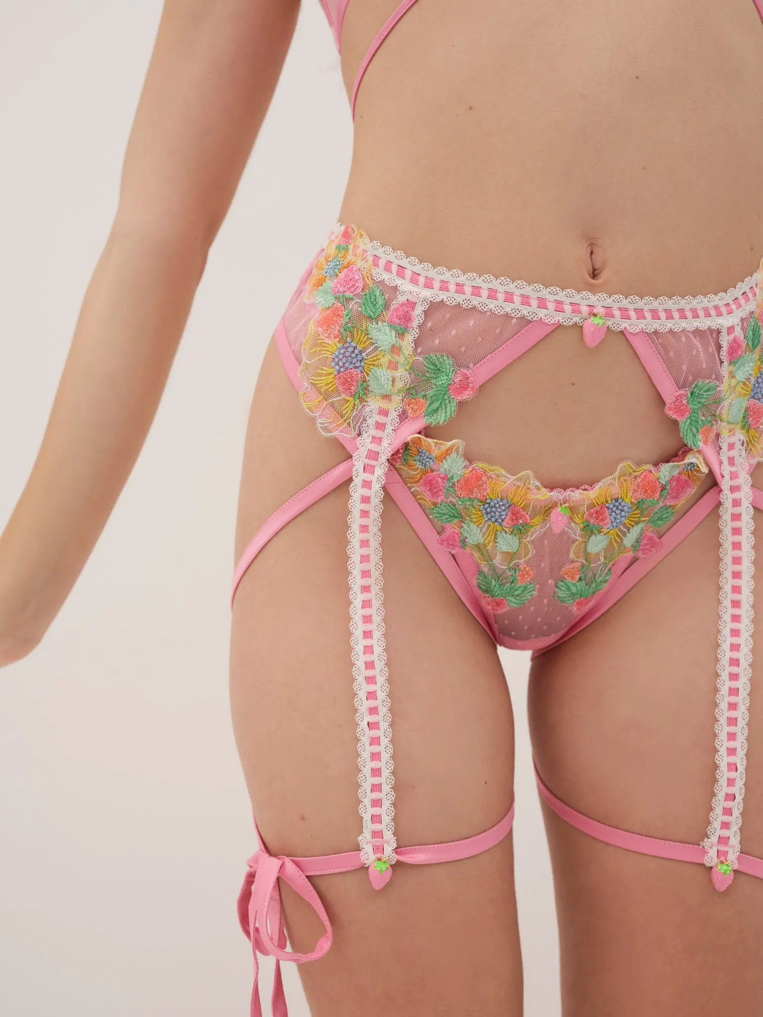 berry_patch_thong_panty_1.webp Hot For Love & Lemons Berry Patch Thong Panty Pink