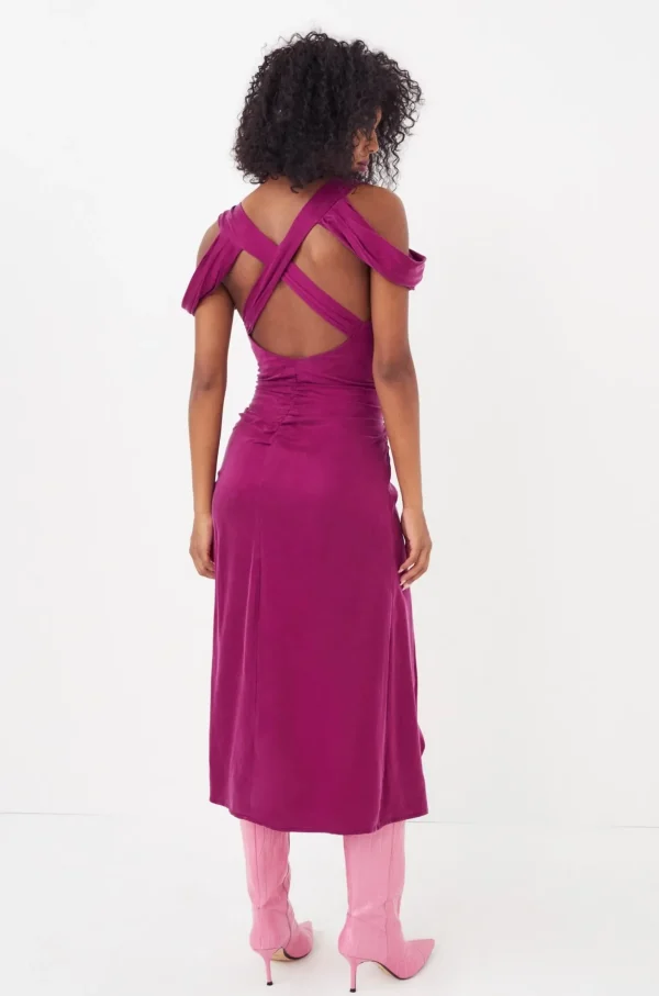 Flash Sale For Love & Lemons Beth Midi Dress Pink