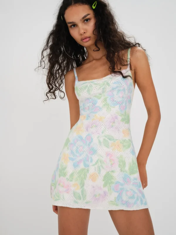 Flash Sale For Love & Lemons Blake Mini Dress Multi
