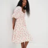 Sale For Love & Lemons Blakely Midi Dress Pink