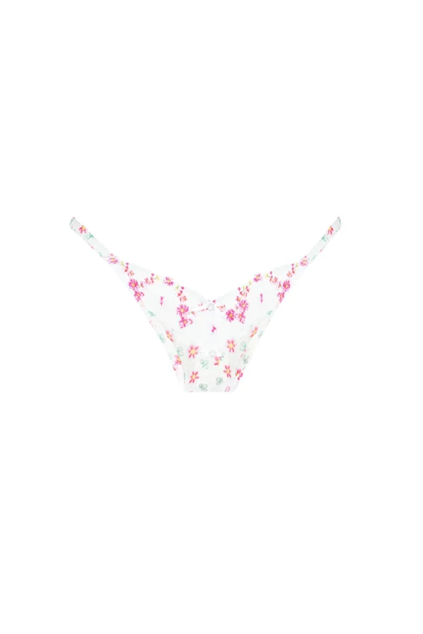Shop For Love & Lemons Blooms Thong Panty Ivory