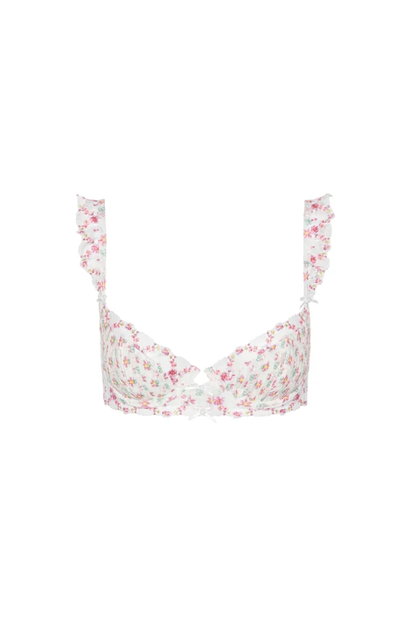 Online For Love & Lemons Blooms Underwire Bra Ivory