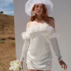 Fashion For Love & Lemons Bridal Leg Garter White