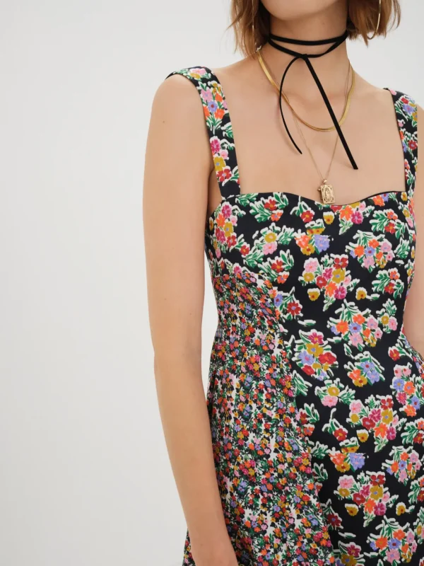 Shop For Love & Lemons Brookes Mini Dress Black