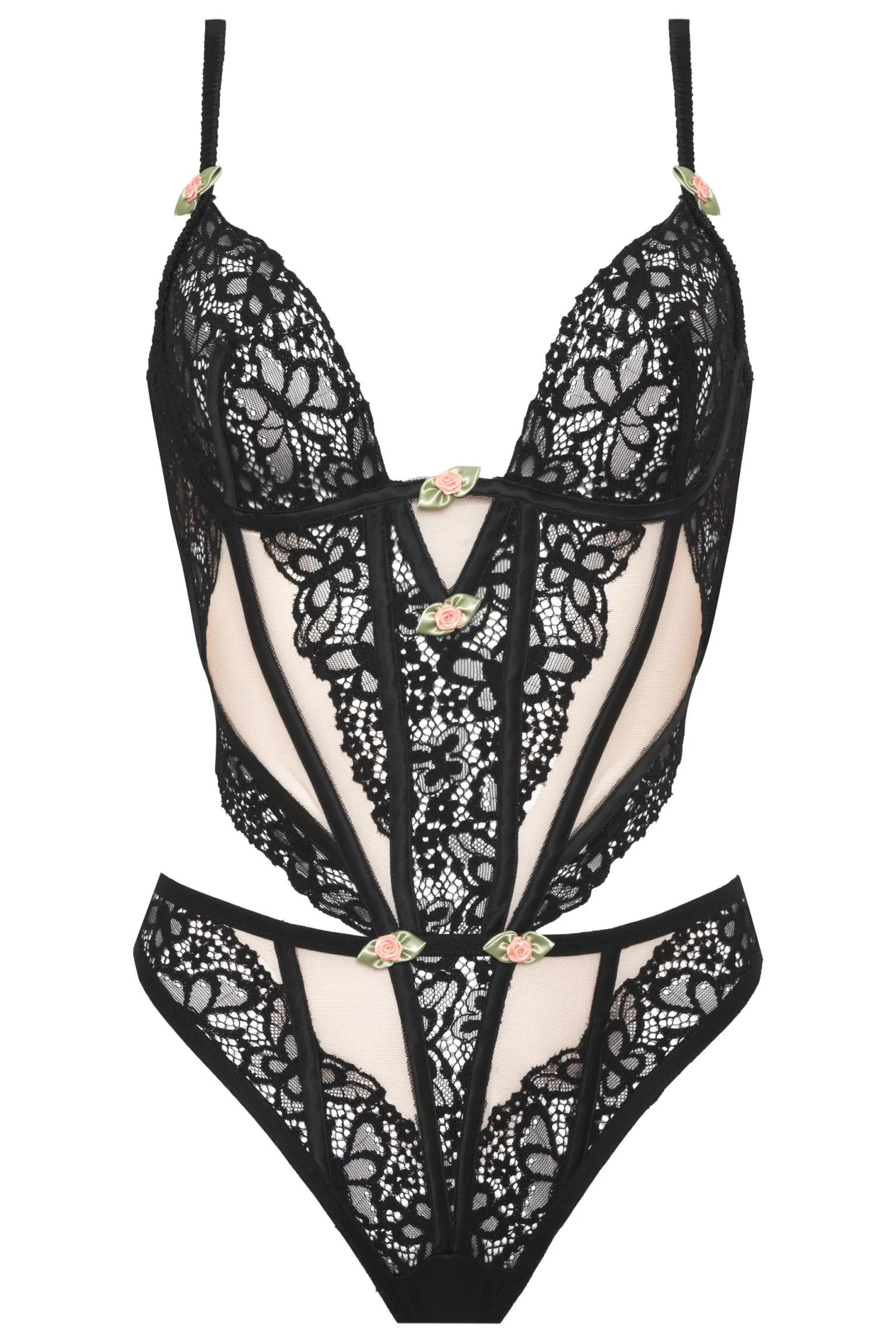 butterfly_lace_teddy_5-1.webp Cheap For Love & Lemons Butterfly Lace Teddy Black