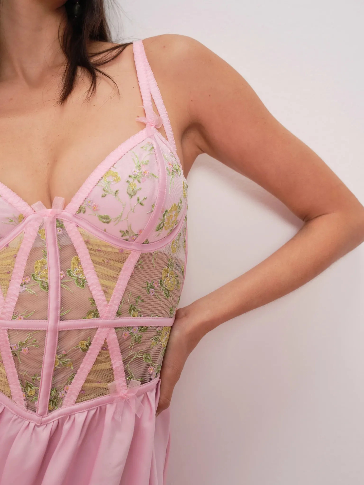 camila_tank_slip_dress_1.webp Fashion For Love & Lemons Camila Tank Slip Dress Pink