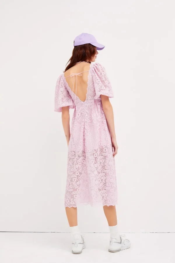Best For Love & Lemons Carmela Midi Dress Purple
