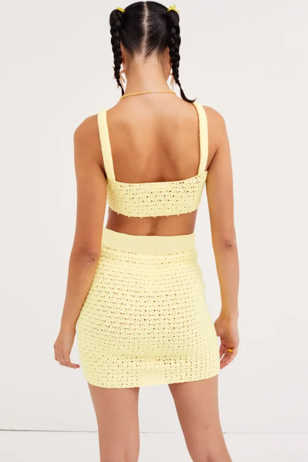 Cheap For Love & Lemons Charlotte Bralette Top Yellow