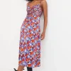 Outlet For Love & Lemons Chiara Midi Dress Purple