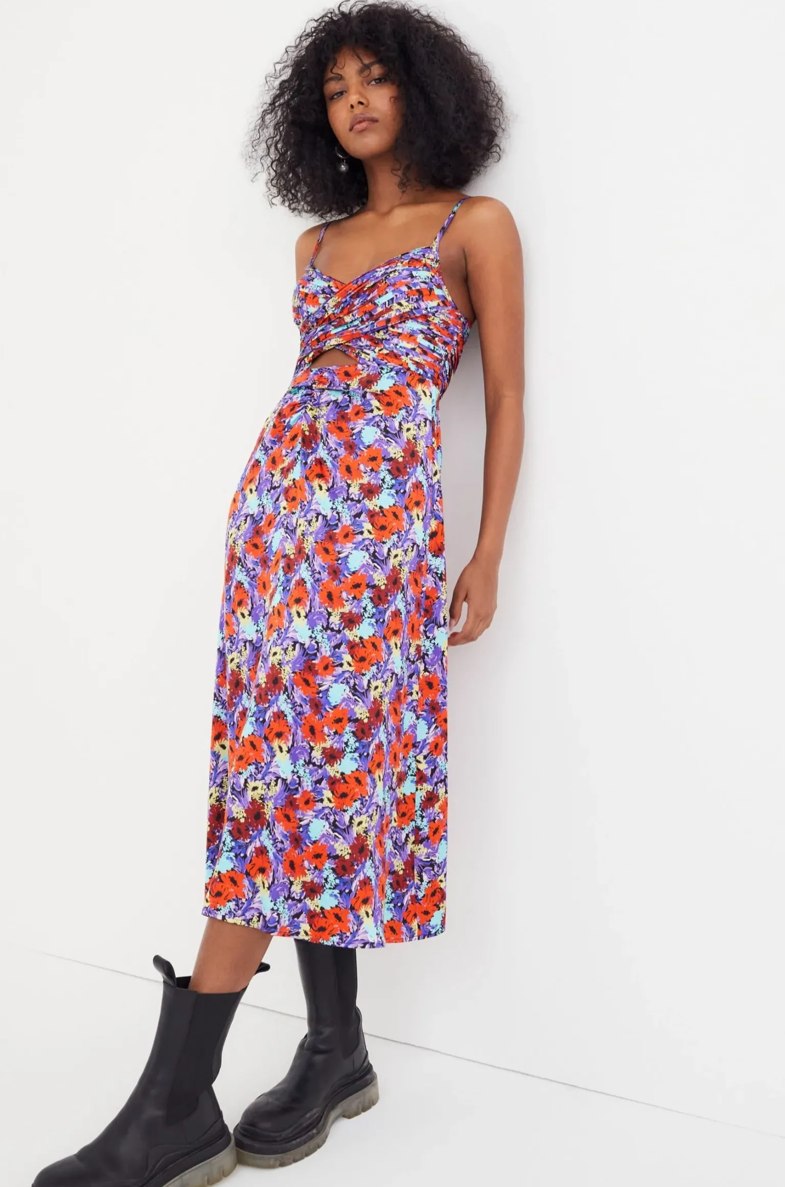 chiara_midi_dress_0.webp Outlet For Love & Lemons Chiara Midi Dress Purple