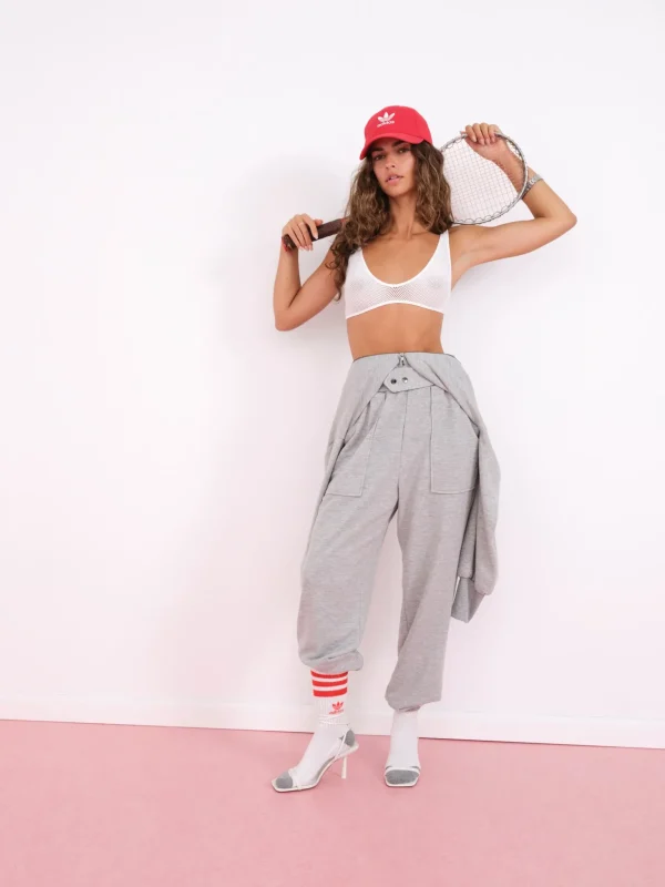 Outlet For Love & Lemons Cinched Jumpsuit Grey