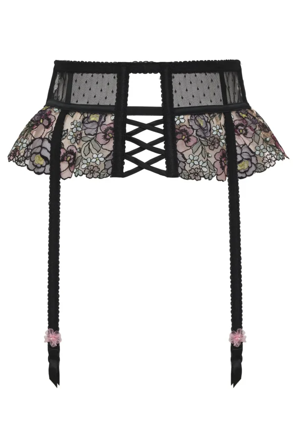 Hot For Love & Lemons Clara Garter Belt Black