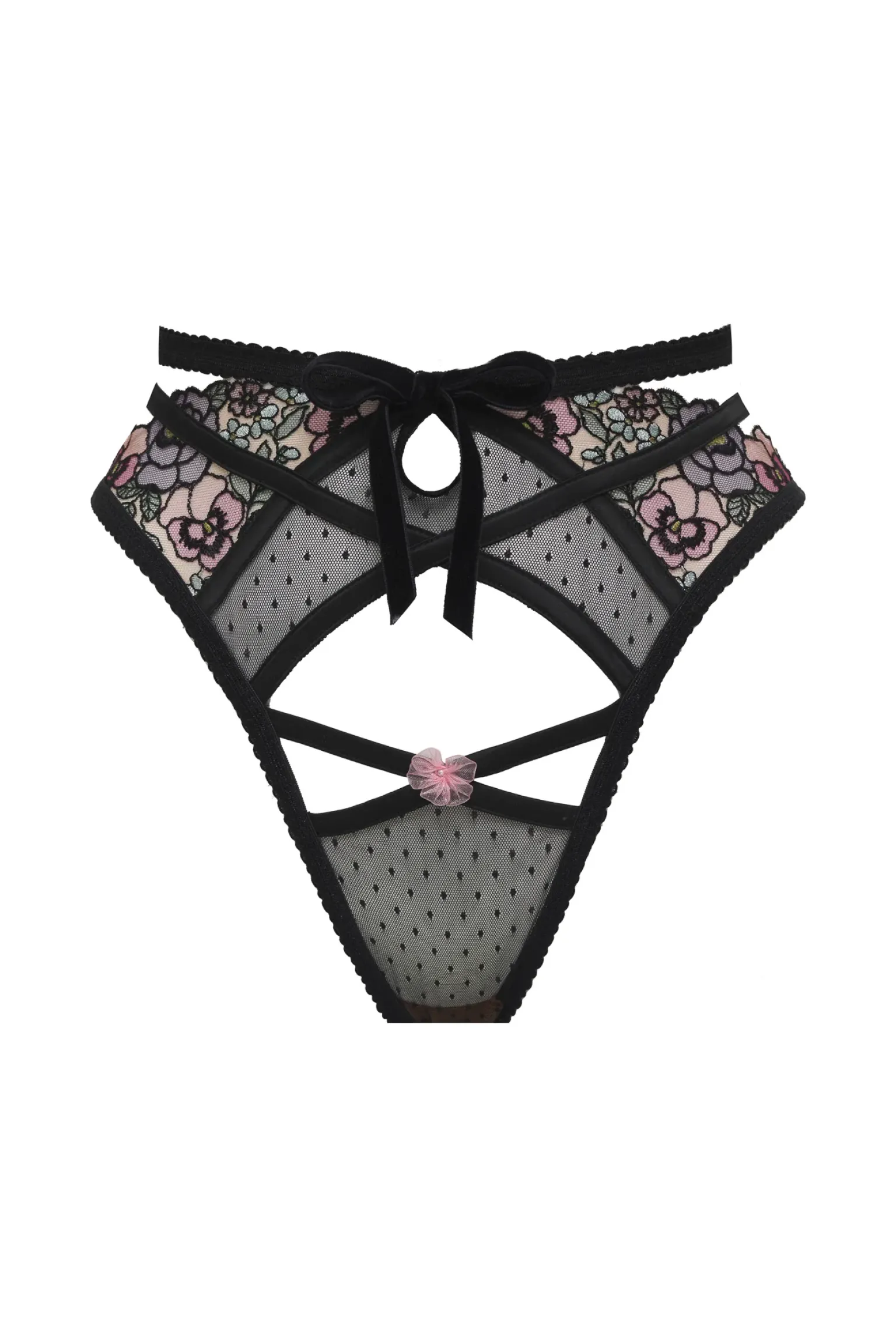 clara_highwaist_cheeky_pa_4.webp Sale For Love & Lemons Clara High-Waist Cheeky Panty Black