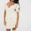 Clearance For Love & Lemons Claude Mini Dress White