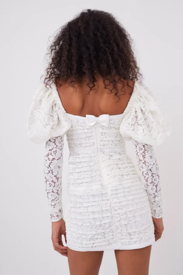 Cheap For Love & Lemons Colette Bridal Gown White