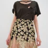 Discount For Love & Lemons Colette Mini Skirt Black