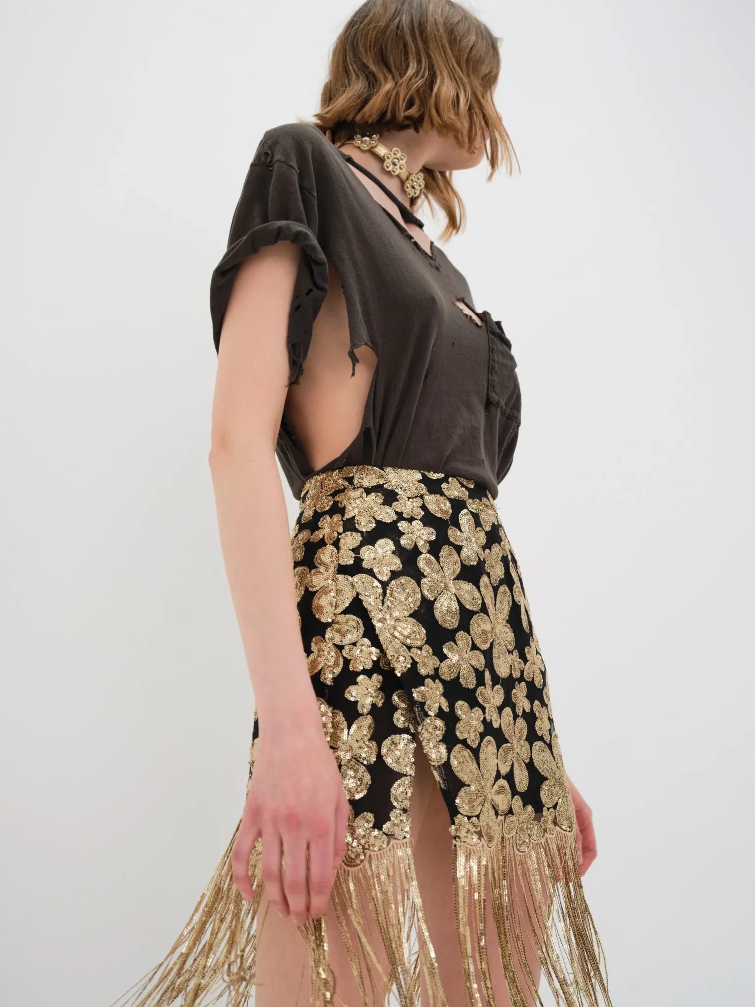 colette_mini_skirt_1.webp Discount For Love & Lemons Colette Mini Skirt Black