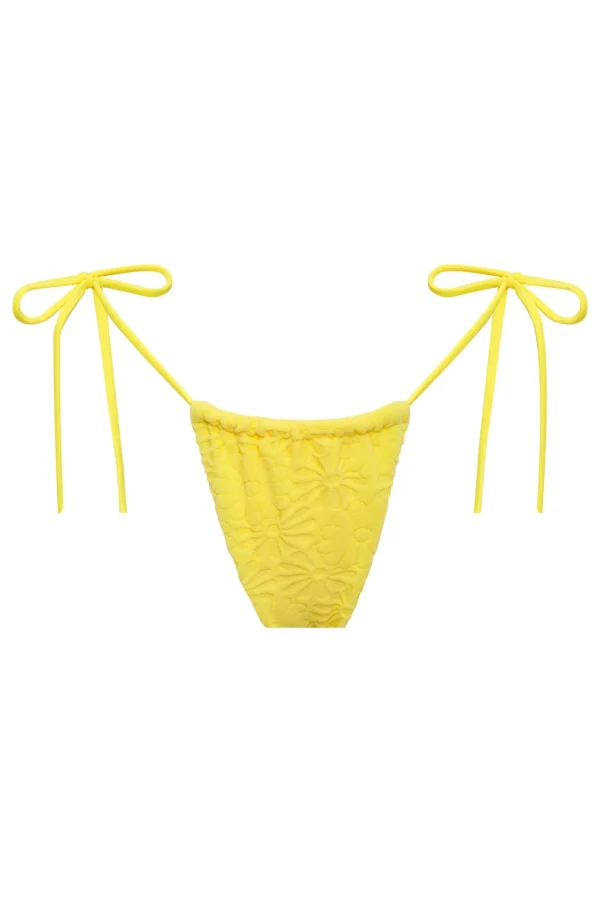 Outlet For Love & Lemons Cruz Swim Bottom Yellow