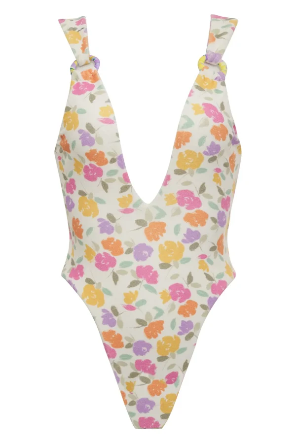 Clearance For Love & Lemons Cydney One Piece Beige