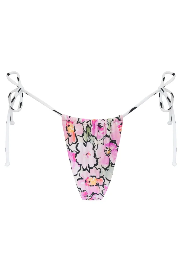 Best Sale For Love & Lemons Cydney String Bikini Bottom Pink