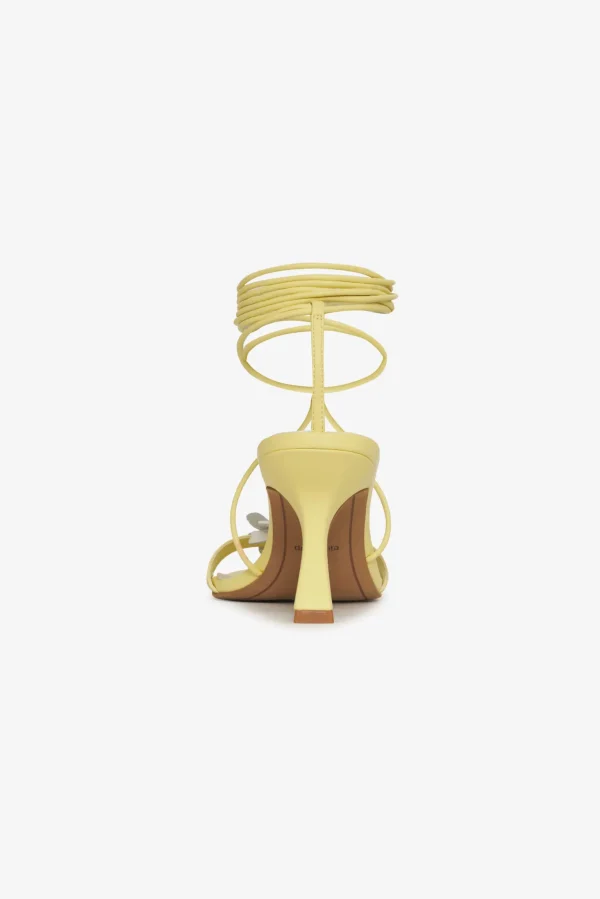 Flash Sale For Love & Lemons Daizy Heels Yellow