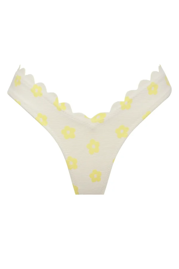 Shop For Love & Lemons Dana Swim Bottom Yellow