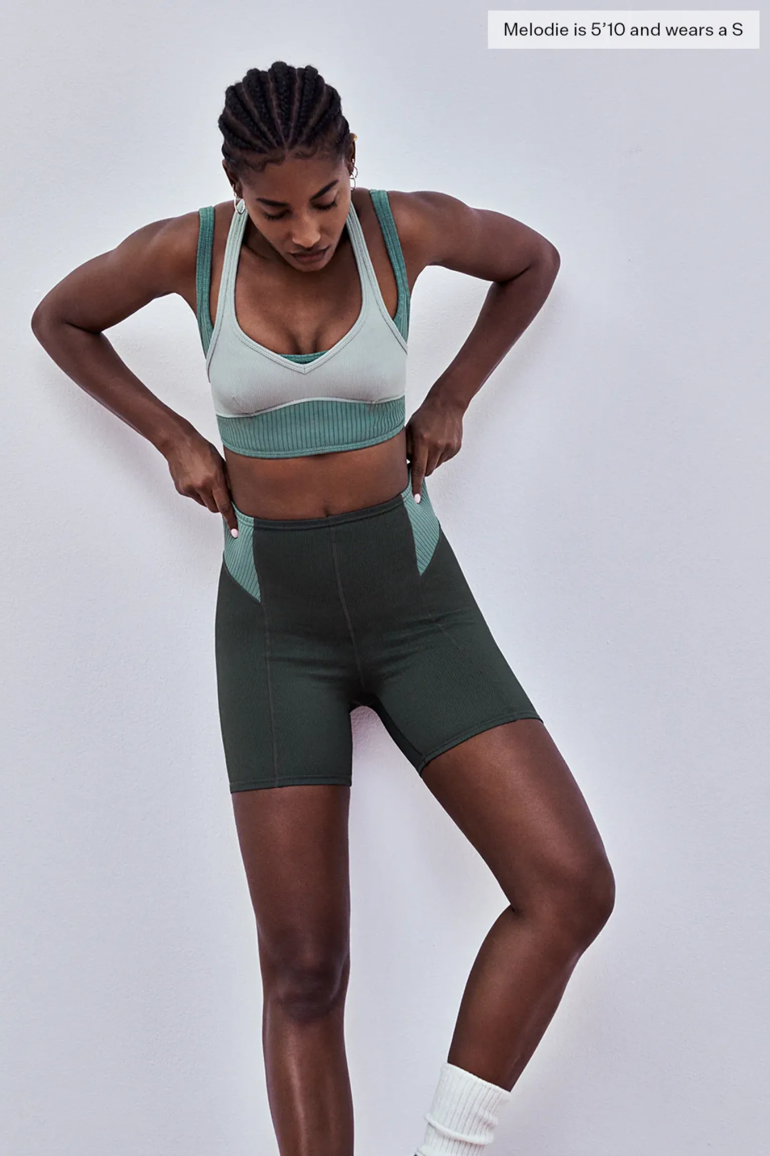 dani_biker_short_0.webp Shop For Love & Lemons Dani Biker Short Green