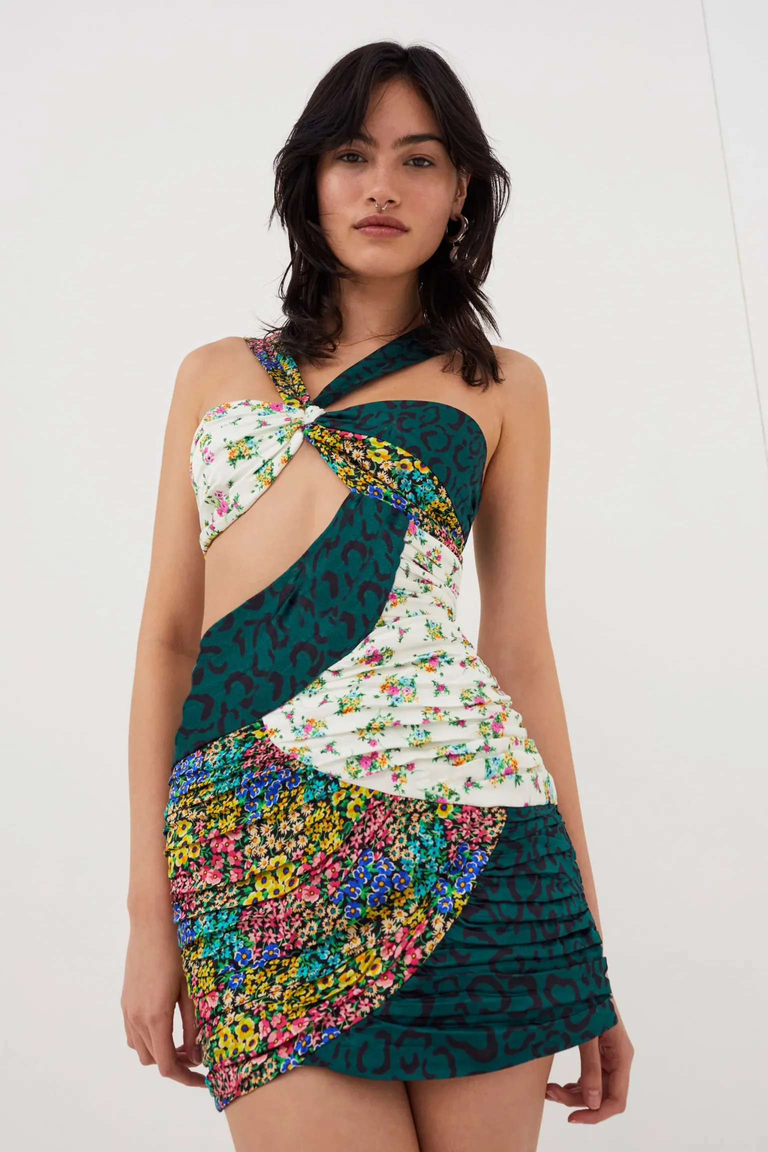 darlene_mini_dress_2.webp Online For Love & Lemons Darlene Mini Dress Blue