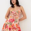 Shop For Love & Lemons Dascha Mini Dress Pink