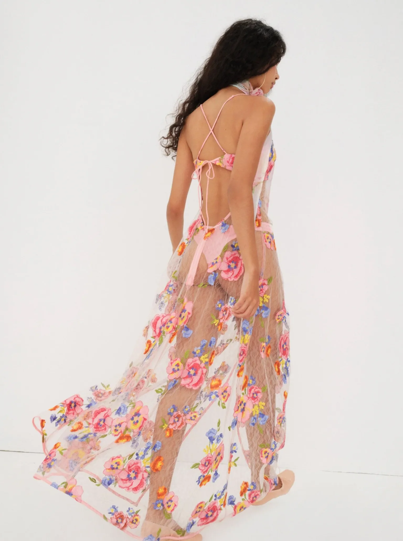 delaney_maxi_dress_3.webp Flash Sale For Love & Lemons Delaney Maxi Dress Multi