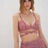 Shop For Love & Lemons Dionne Bra Top Pink