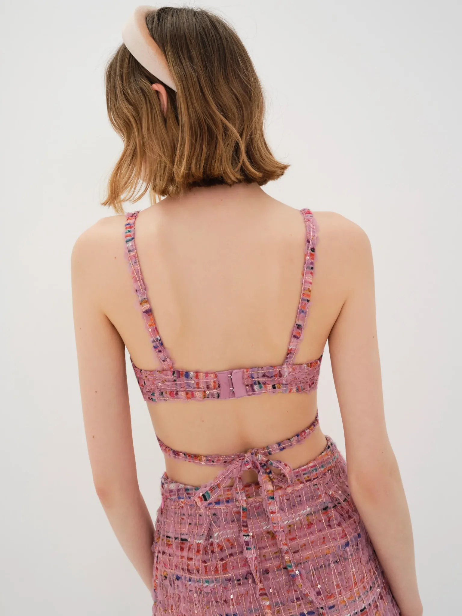 dionne_bra_top_2.webp Shop For Love & Lemons Dionne Bra Top Pink