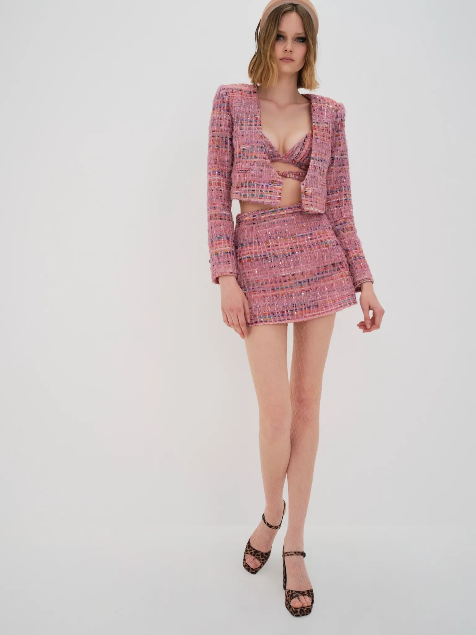 dionne_bra_top_3.webp Shop For Love & Lemons Dionne Bra Top Pink