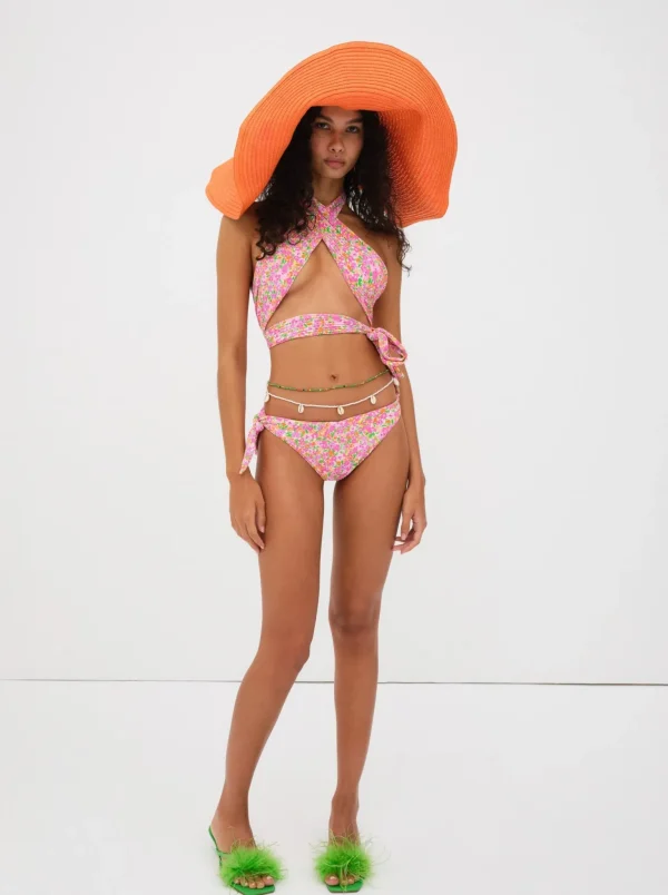 Cheap For Love & Lemons Dixie Swim Bottom Pink