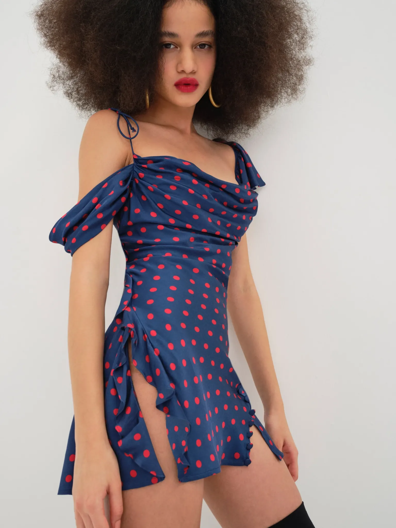 dolores_mini_dress_2.webp Online For Love & Lemons Dolores Mini Dress Blue