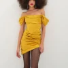 Cheap For Love & Lemons Drew Mini Dress Yellow