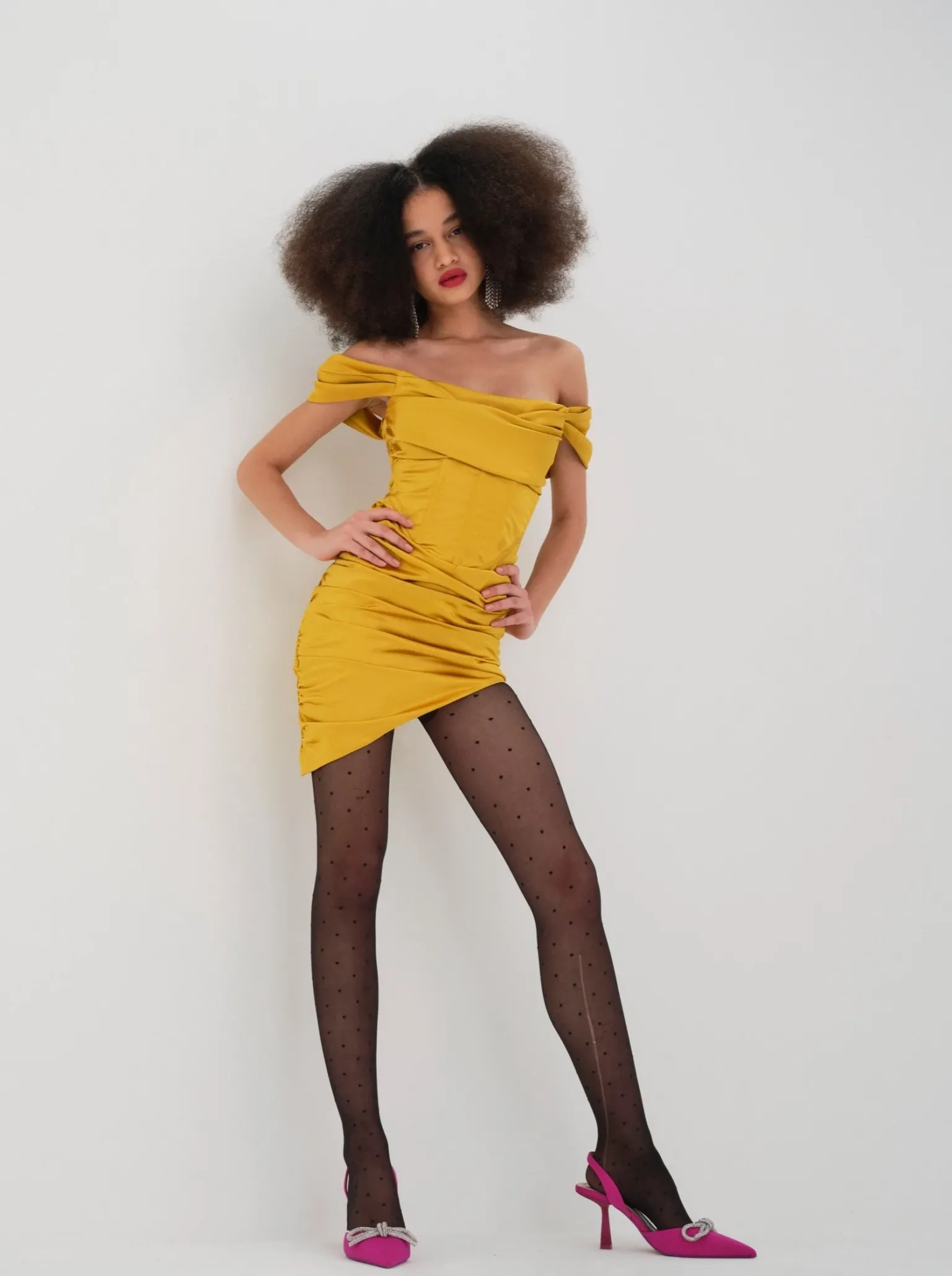 drew_mini_dress_4.webp Cheap For Love & Lemons Drew Mini Dress Yellow