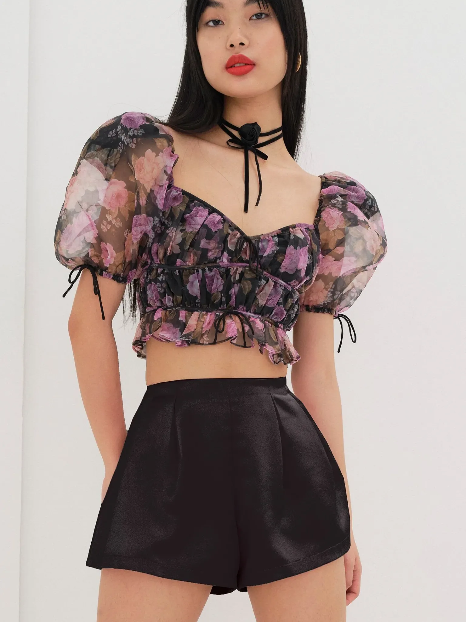 drew_short_0-2.webp Fashion For Love & Lemons Drew Short Black