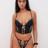 Cheap For Love & Lemons Elektra Bustier Black