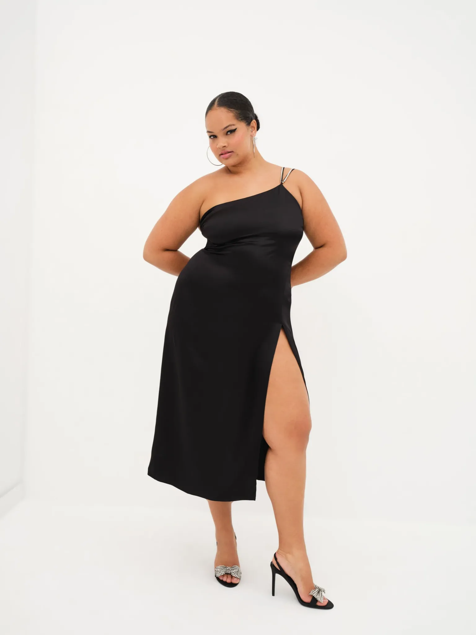 elora_midi_dress_5.webp Store For Love & Lemons Elora Midi Dress Black