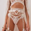 Hot For Love & Lemons Eternal Rose Garter White