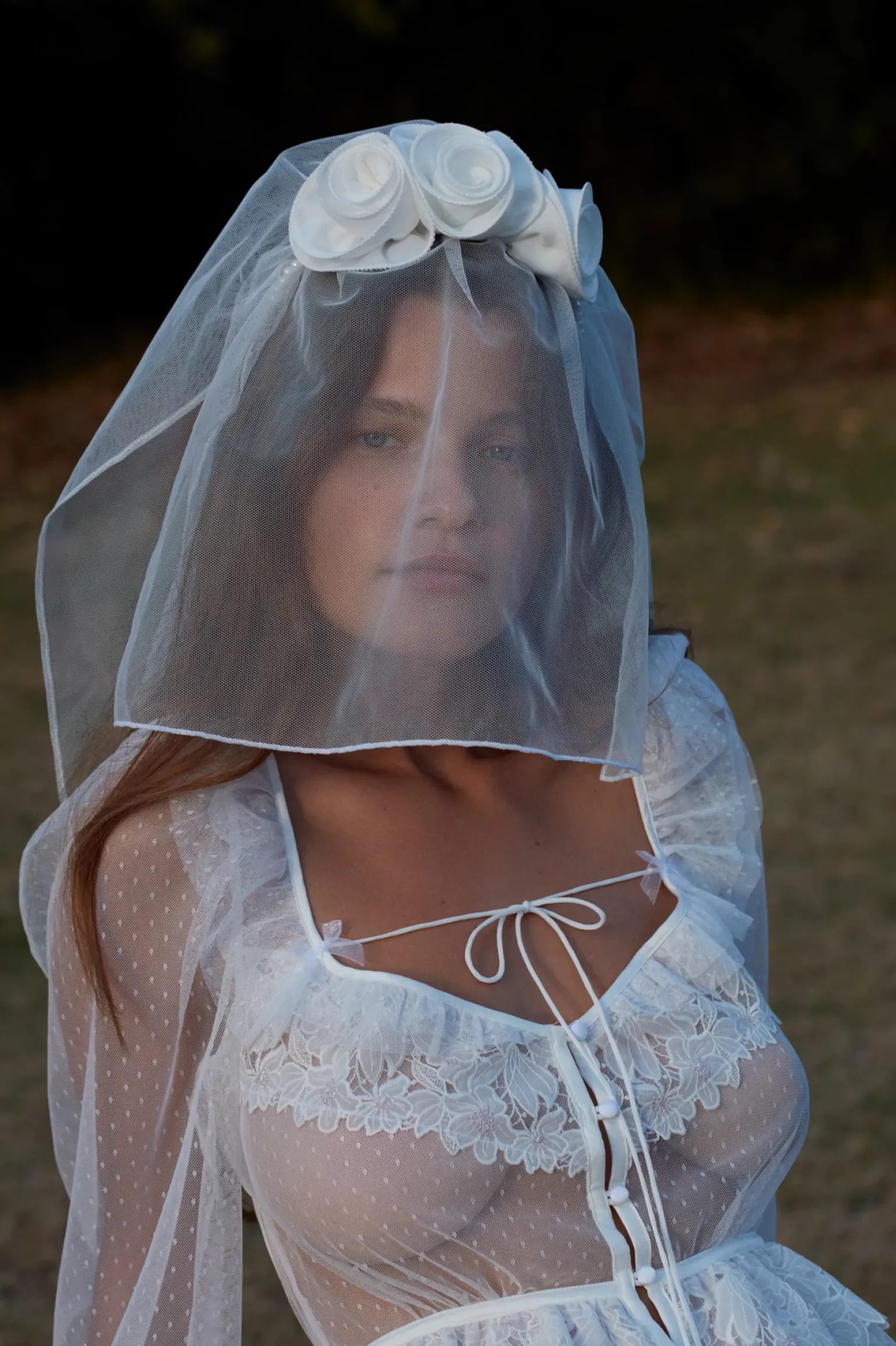 eternal_rose_veil_5.webp Shop For Love & Lemons Eternal Rose Veil White