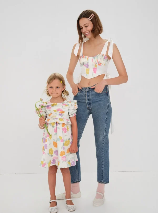Cheap For Love & Lemons Eugene Bustier Top Multi